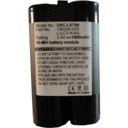 ULTRALAST Ultralast Replacement BATTERY for Harmony 700 Remote URC-LX700